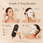 LED Facial Mask – 4-Light Therapy Skincare Device - Olyvi Beauty