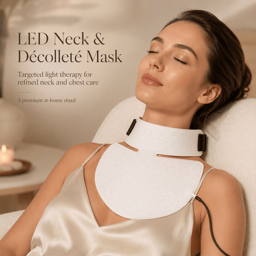 Olyvi LED Neck & Décolleté Light Therapy Mask - Olyvi Beauty
