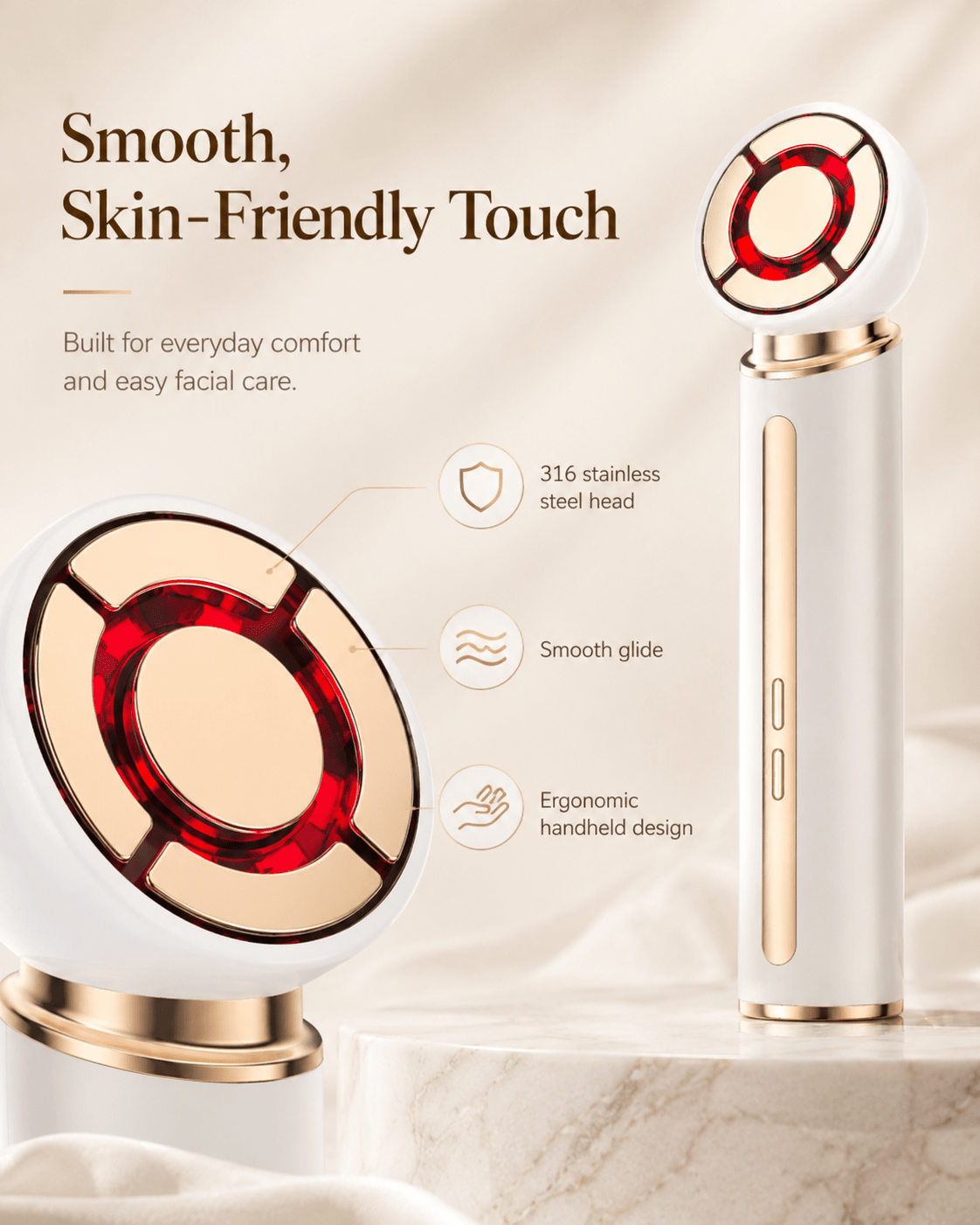 Olyvi Ultrasonic EP Facial Infusion & Toning Device - Olyvi Beauty